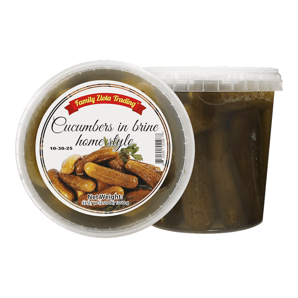 Brine Homestyle Cucumbers – 2.2 lb (1.0kg)